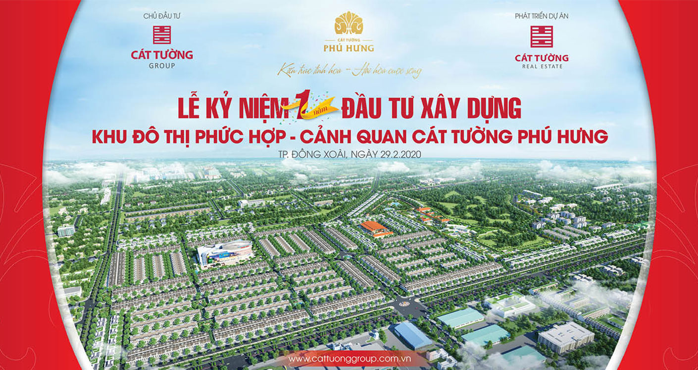 Lễ kỷ niệm 1 năm đầu tư xây dựng dự án Khu Đô Thị Phức Hợp - Cảnh Quan Cát Tường Phú Hưng
