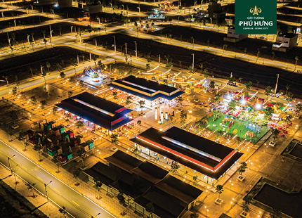 Khu kinh tế đêm Phú Thiên Kim mang phong vị xứ sở chùa vàng đến với cư dân TP. Đồng Xoài