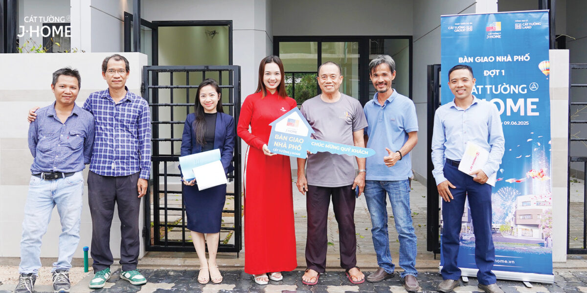 Bàn giao nhà phố đợt 1 Cát Tường J-Home: Khởi đầu hành trình an cư tại đô thị trẻ Thuận An